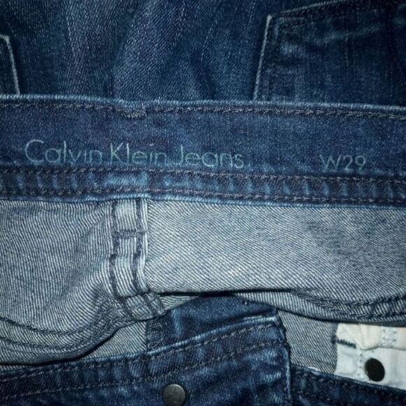 Calvin Klein Jeans Denim Blue Shorts Sz.29 EUC - Picture 7 of 7